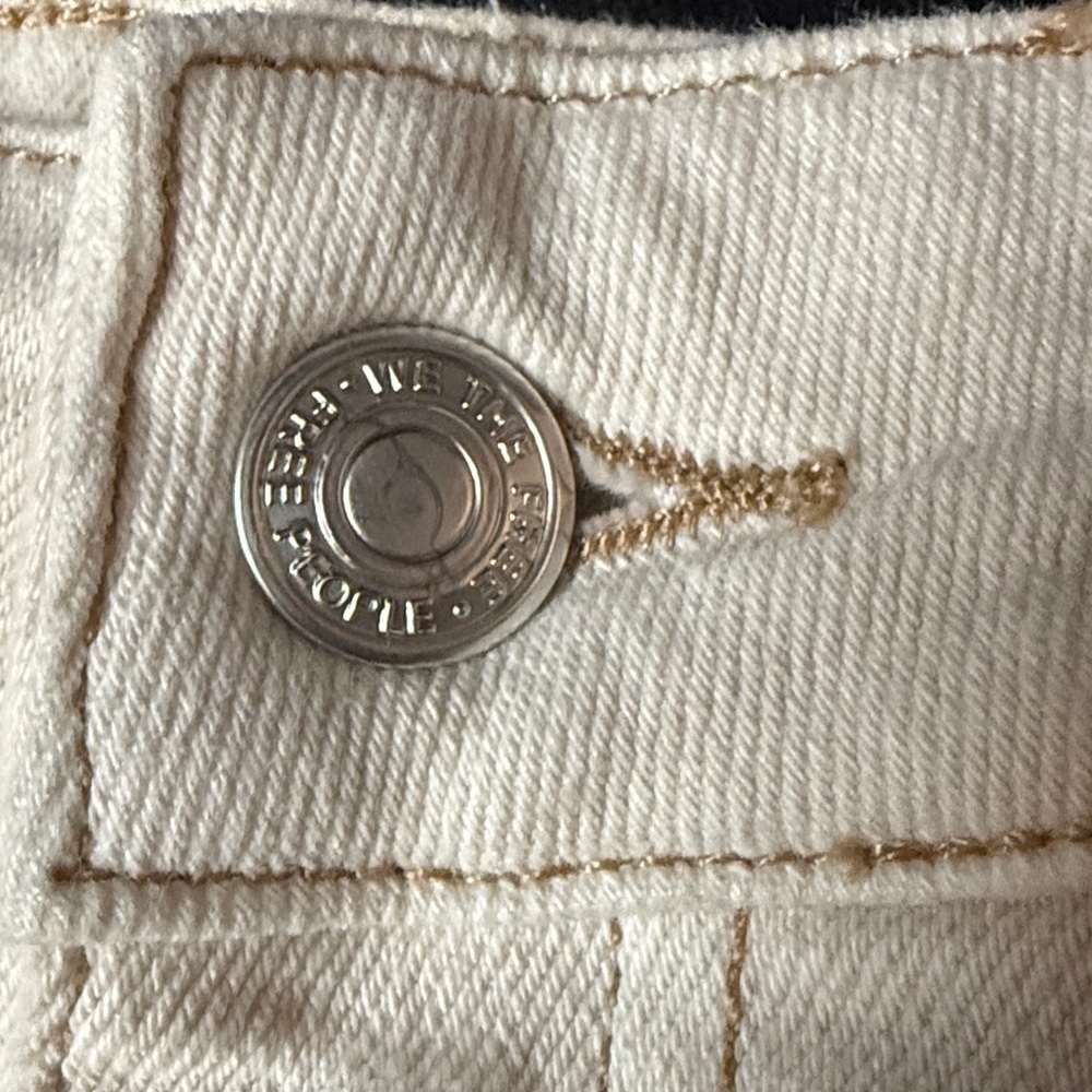 We The Free Tan Skinny Jeans Size 28 - Picture 4 of 5